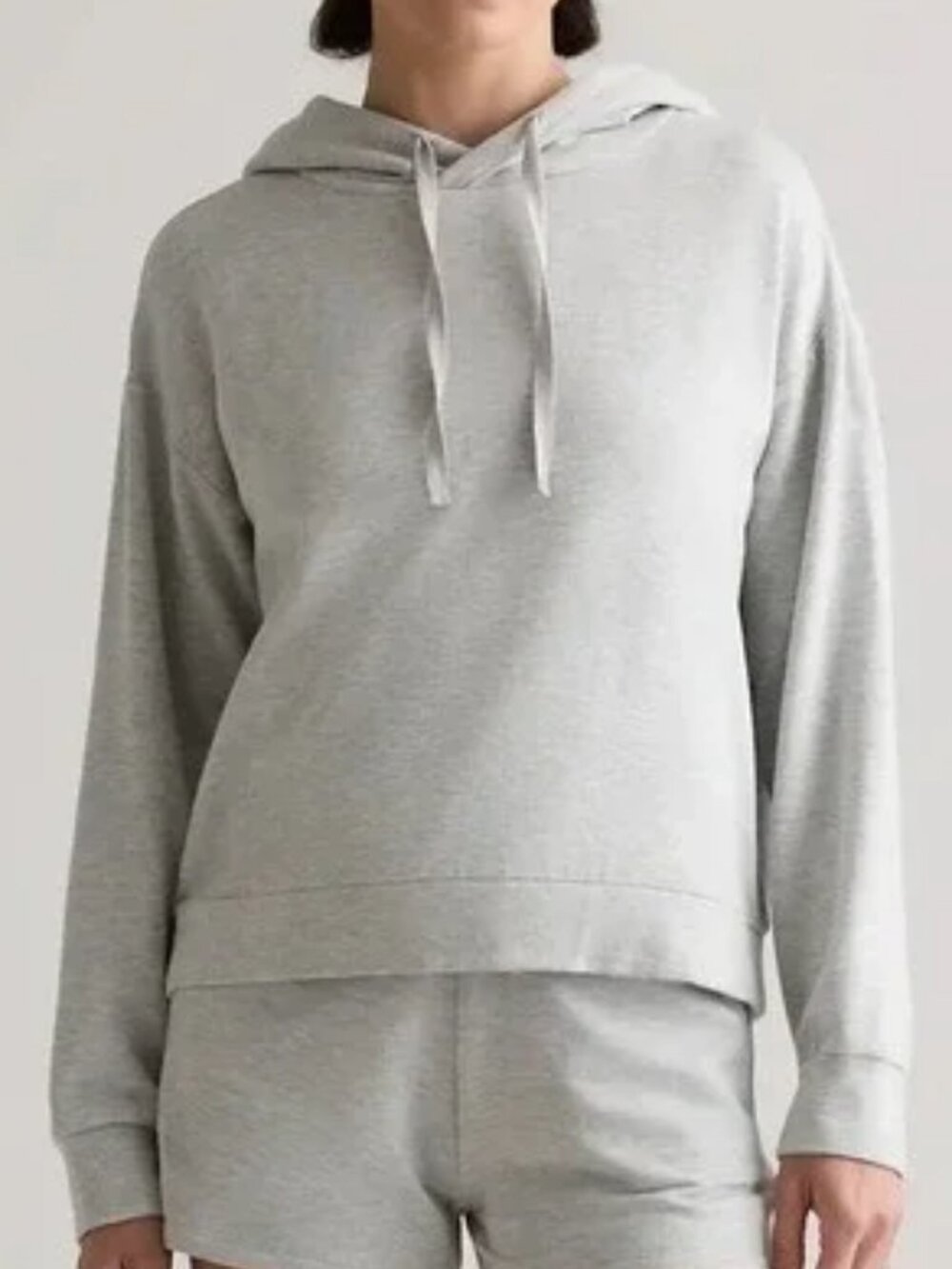 Quince grey hoodie super soft womens medium like new